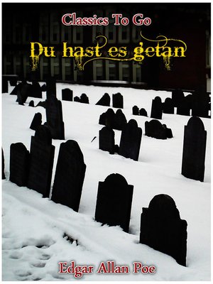 cover image of Du hast es getan